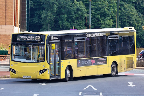 Photograph of a Manchester bus