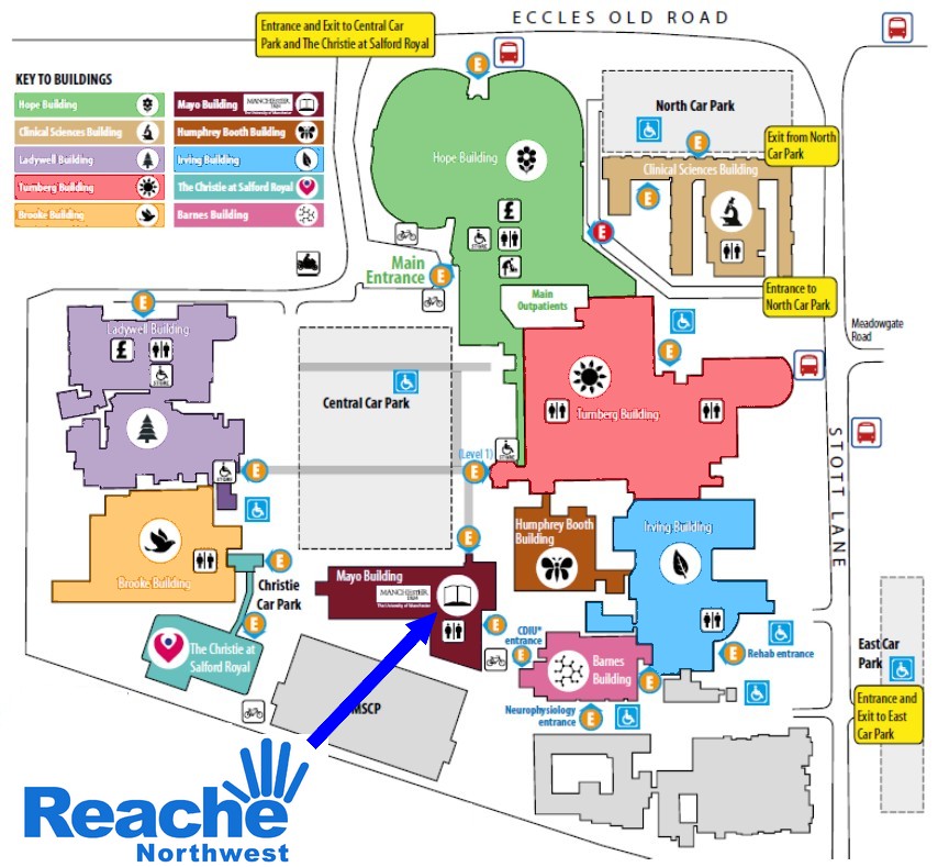 Map of Salford Royal